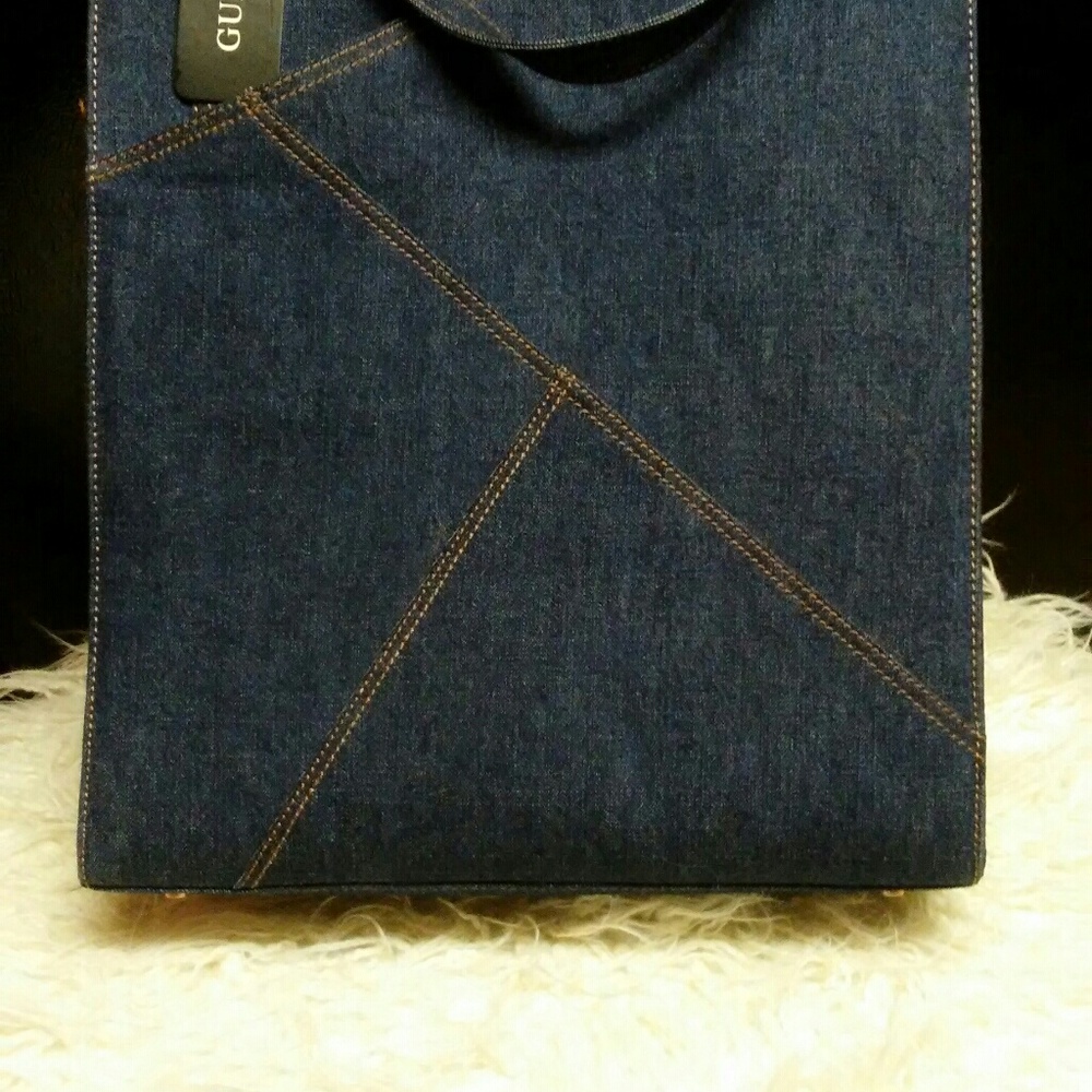 Guess Denim Tote Handbag